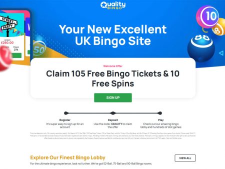 Come, spread the word about Quality Bingo and get richer