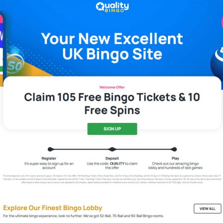 Come, spread the word about Quality Bingo and get richer